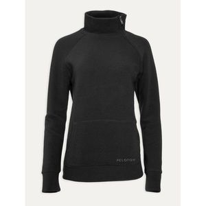Peloton Rib Side Zip Sweatshirt in Black (M)